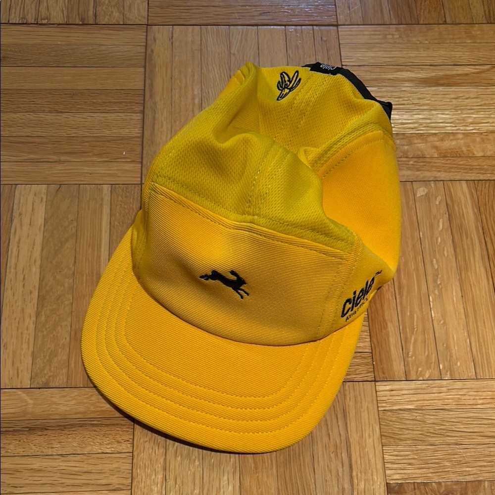 Ciele x Tracksmith limited edition banana running hat
